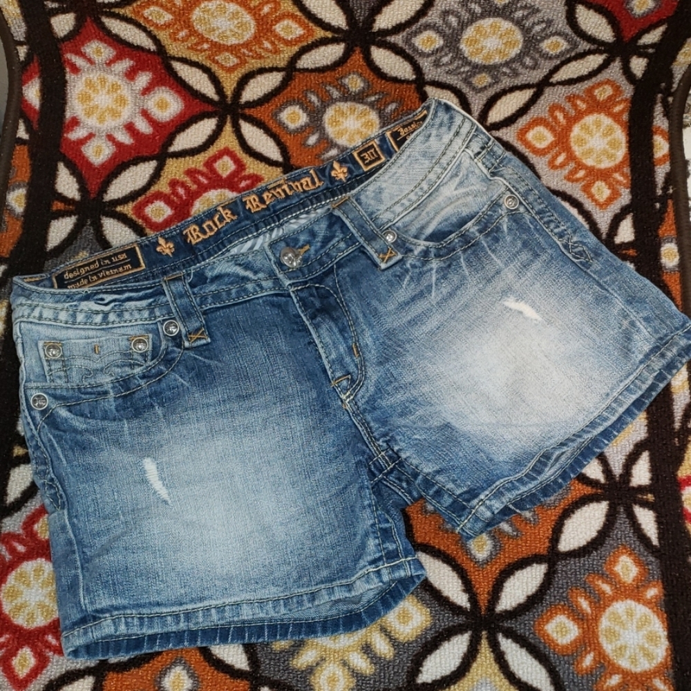 Rock Revival denim shorts. Jessica label size 30.